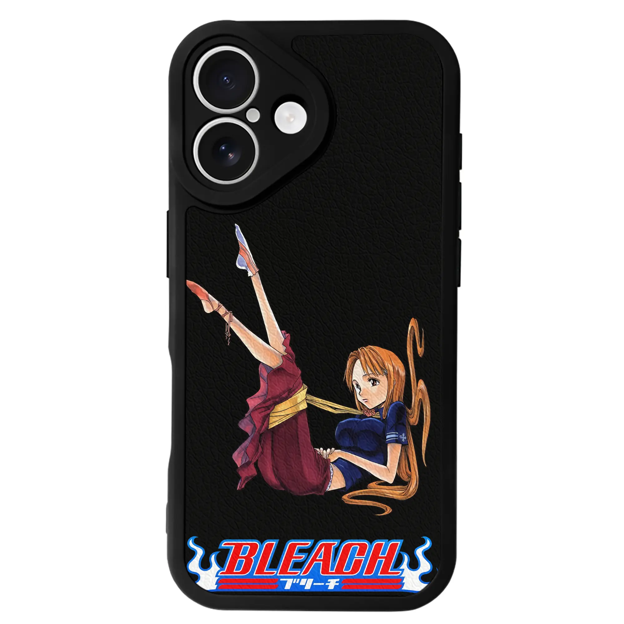 ブリーチ グッズ 井上 織姫 - IPhone 16シリーズ対応 ・ シリコンスマホケース ・ レザー調 ・ 高精度フィット ・ 耐衝撃 ・ ワイヤレス充電対応 ・ 精密カット